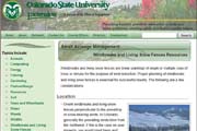 Colorado State University: Windbreaks and Living Snow Fences Resources
