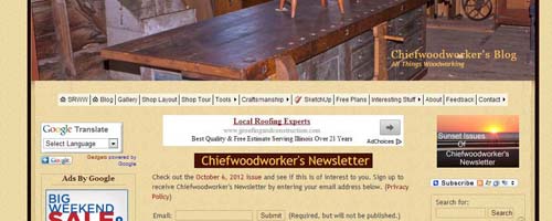 Chiefwoodworkers blog