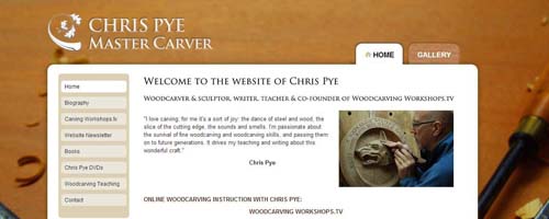 Chris Pye master Carver