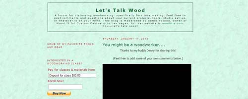 wood it is lets talk wood