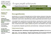 Organic Research Centre Elm Farm: Eco-agroforestry