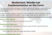 Shelterbelt/Windbreak Implementation on the Farm