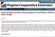 Understanding the Science Behind Riparian Forest Buffers: Effects on Water Quality