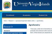 University of the Virgin Islands: Agroforestry