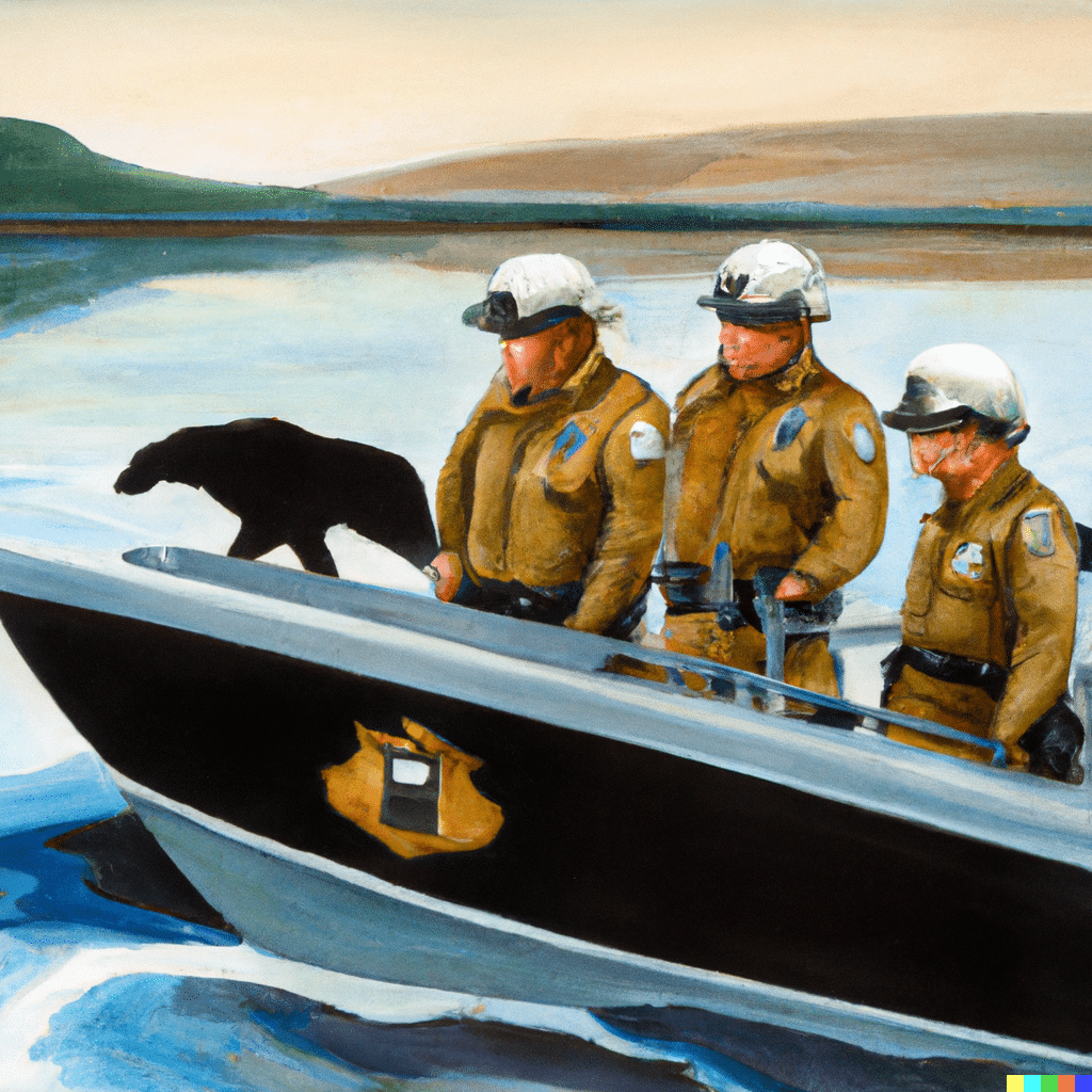 Fisheries and wildlife law enforcement protects native species